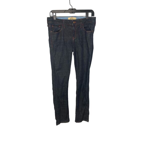 Anthropologies Holding Horses dark wash red stitching dark wash women's size 28 - Picture 1 of 5